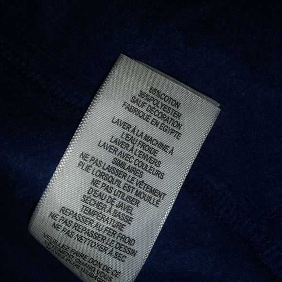 Levi's | Zip Up Hoodie Sweatshirt Navy & Pink Girls Size XL 13-15 Years - Picture 6 of 6